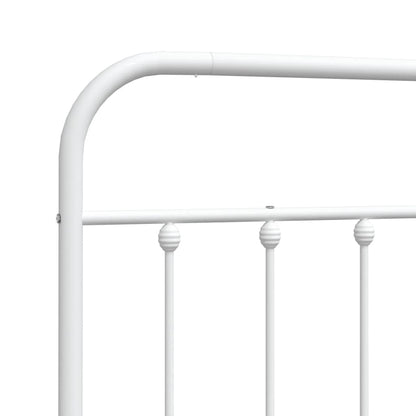 Cabeceira de cama 200 cm metal branco