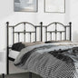 Cabeceira de cama 135 cm metal preto