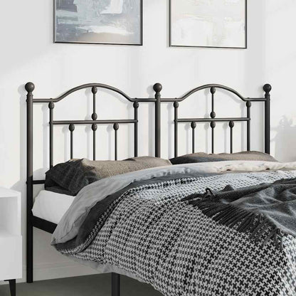 Cabeceira de cama 150 cm metal preto