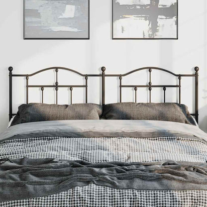 Cabeceira de cama 180 cm metal preto