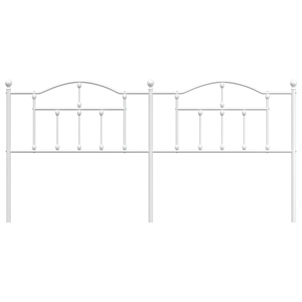 Cabeceira de cama 193 cm metal branco