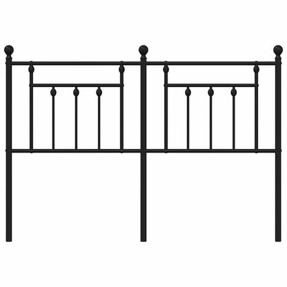 Cabeceira de cama 150 cm metal preto