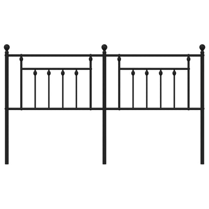 Cabeceira de cama 160 cm metal preto
