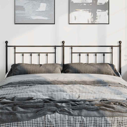 Cabeceira de cama 180 cm metal preto