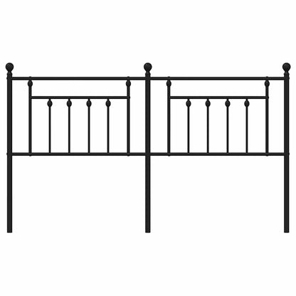 Cabeceira de cama 180 cm metal preto