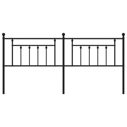 Cabeceira de cama 193 cm metal preto