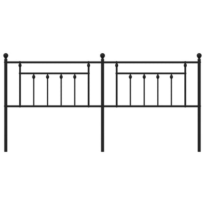 Cabeceira de cama 200 cm metal preto