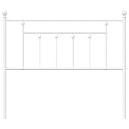 Cabeceira de cama 100 cm metal branco