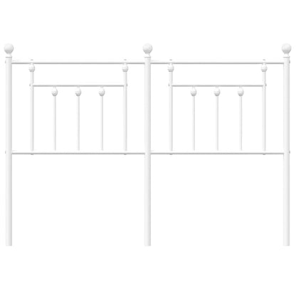 Cabeceira de cama 140 cm metal branco
