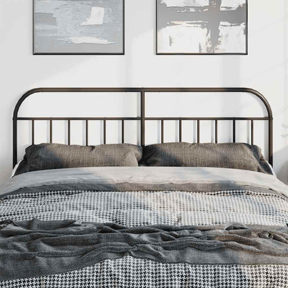Cabeceira de cama 180 cm metal preto