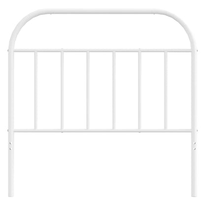 Cabeceira de cama 100 cm metal branco