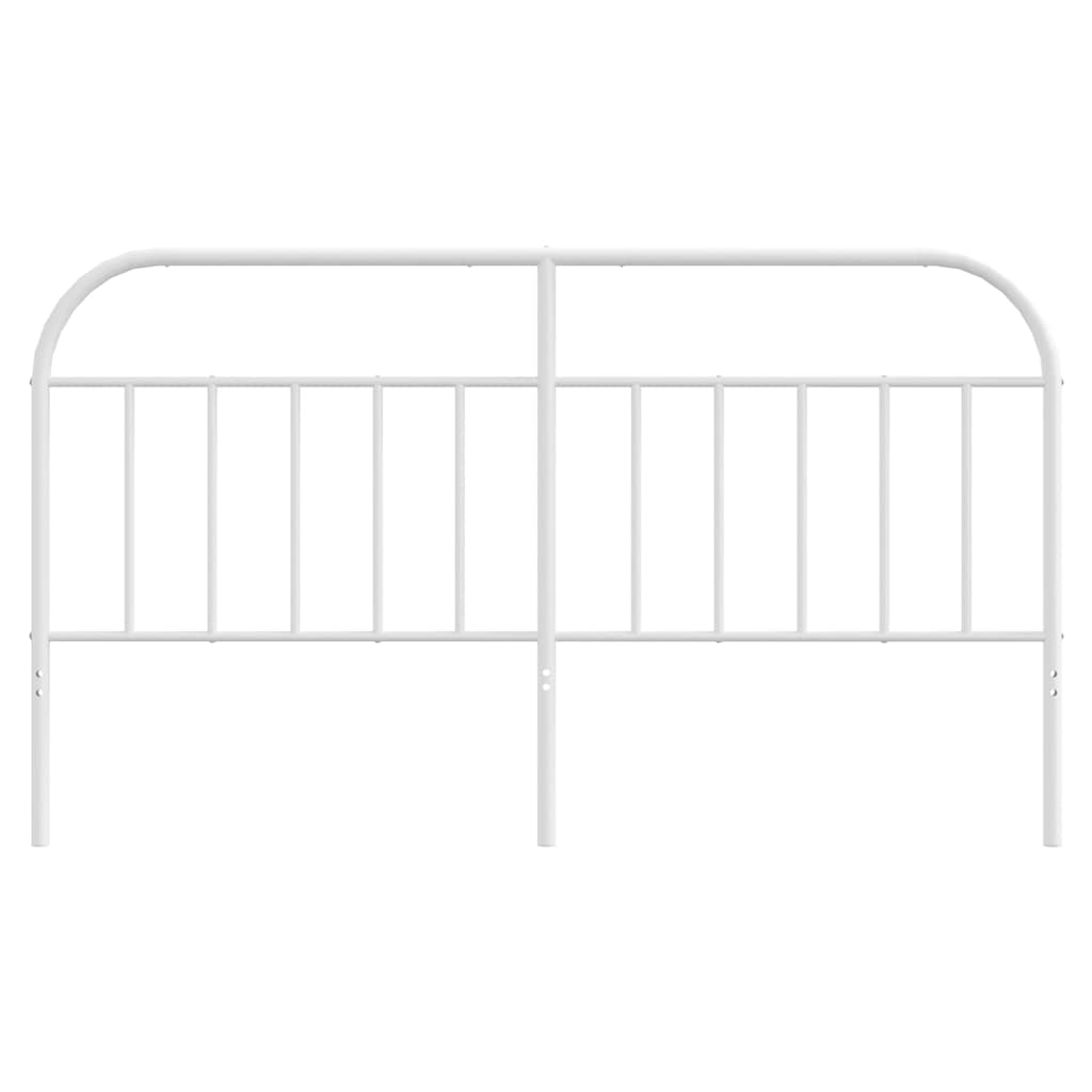 Cabeceira de cama 180 cm metal branco