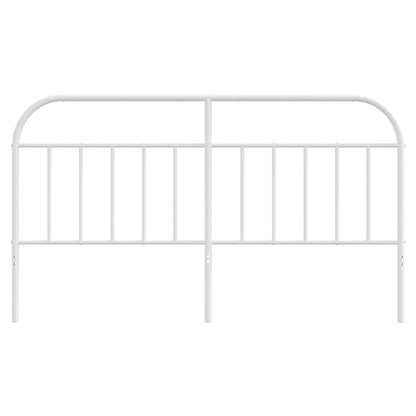 Cabeceira de cama 180 cm metal branco