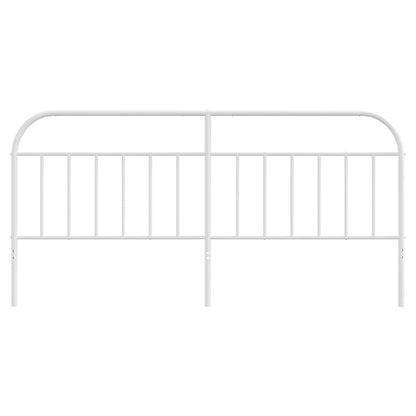 Cabeceira de cama 193 cm metal branco