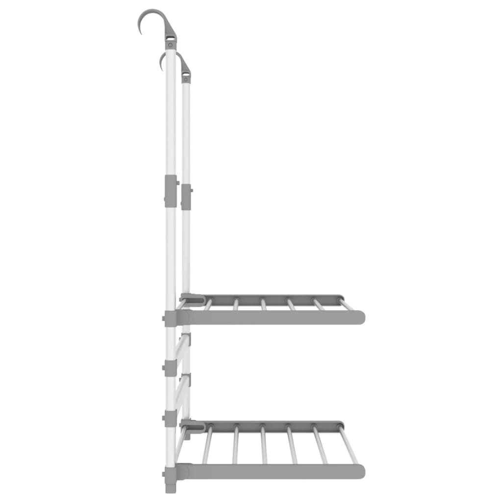 Estendal para varanda 54x25x42 cm alumínio