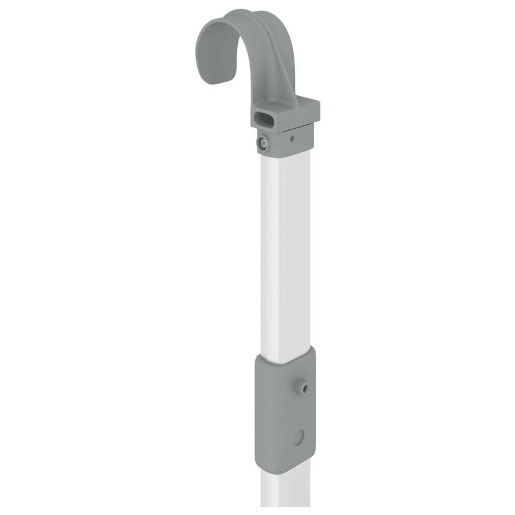 Estendal para varanda 89x25x(60-95) cm alumínio