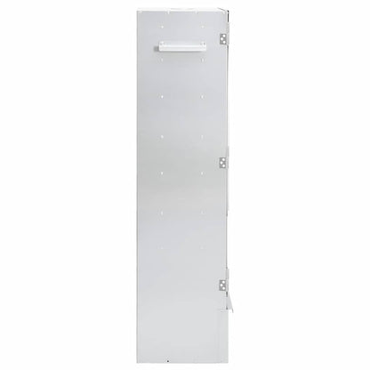 Defumador BBQ c/ aparas madeira 44,5x29x110 cm aço galvanizado