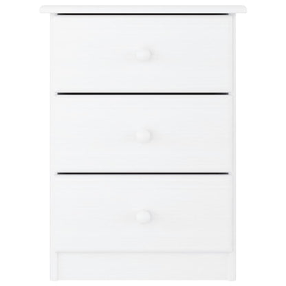 Mesa de cabeceira ALTA 41x35x55,5 cm pinho maciço branco