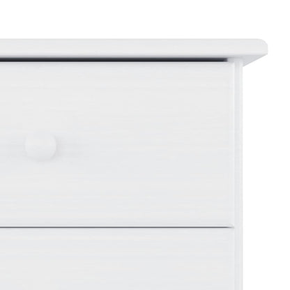 Mesa de cabeceira ALTA 41x35x55,5 cm pinho maciço branco
