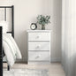 Mesa de cabeceira ALTA 41x35x55,5 cm pinho maciço branco