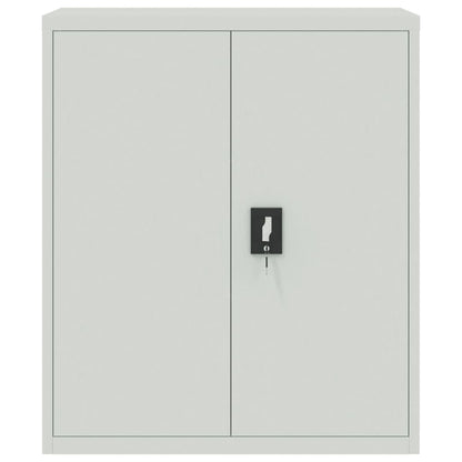 Arquivador 90x40x105 cm aço cinzento-claro