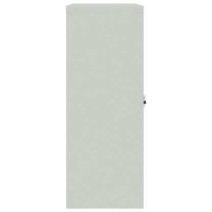 Arquivador 90x40x105 cm aço cinzento-claro