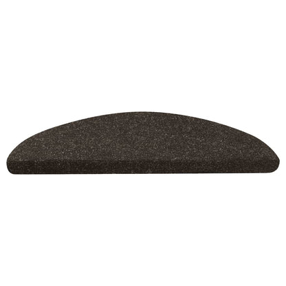 Tapetes de escada adesivos 10 pcs 56x17x3 cm antracite