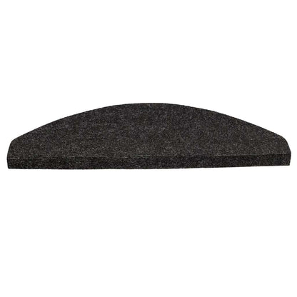 Tapetes de escada adesivos 10 pcs 65x22,5x3,5 cm antracite