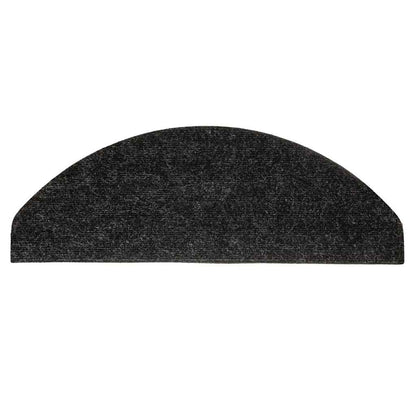 Tapetes de escada adesivos 10 pcs 65x22,5x3,5 cm antracite