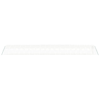 Estufa com estrutura de aço 72 m² 18x4x2 m branco