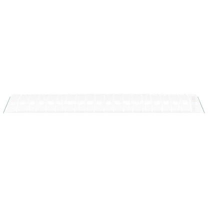 Estufa com estrutura de aço 80 m² 20x4x2 m branco