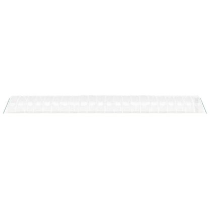Estufa com estrutura de aço 88 m² 22x4x2 m branco