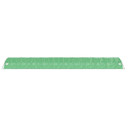 Estufa com estrutura de aço 110 m² 22x5x2,3 m verde