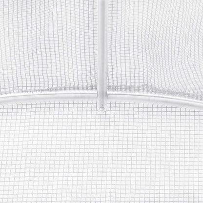 Estufa com estrutura de aço branca 20 m² 5x4x2,3 m