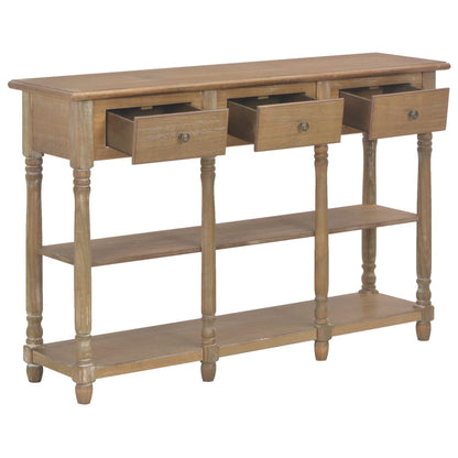 Mesa consola 110x30x76 cm derivados de madeira