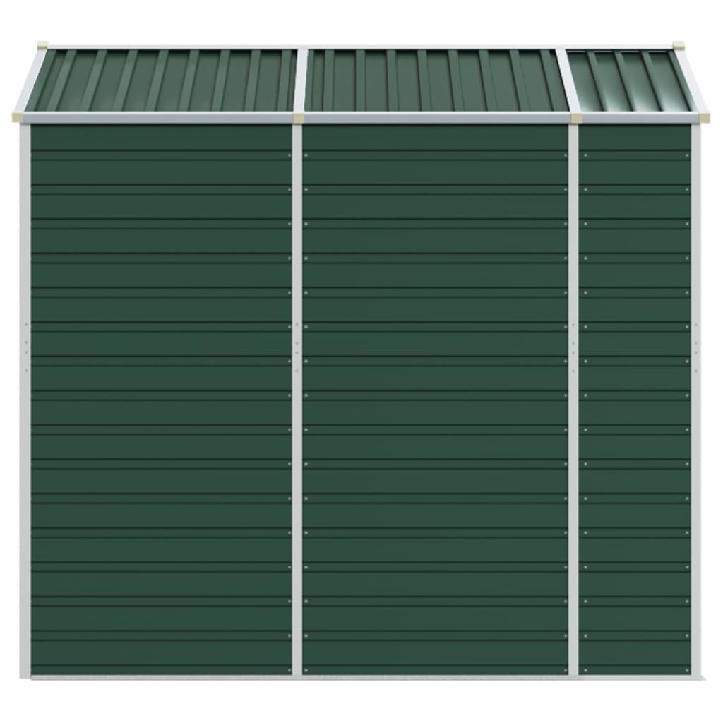 Abrigo de jardim verde 191x215x198 cm aço galvanizado