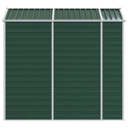 Abrigo de jardim verde 191x215x198 cm aço galvanizado