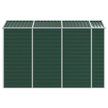 Abrigo de jardim verde 191x300x198 cm aço galvanizado