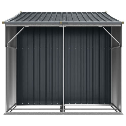 Abrigo de jardim 277x192,5x179 cm aço galvanizado antracite