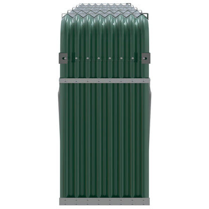 Suporte para lenha verde 300x45x100 cm Aço galvanizado