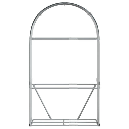 Suporte para lenha 120x45x210 cm Antracite Aço galvanizado