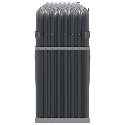 Suporte para lenha 234x45x100 cm Antracite Aço galvanizado