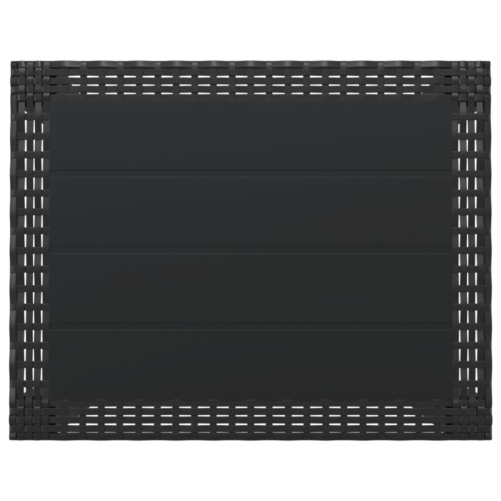 Mesa de jardim 59x47x40 cm PP antracite