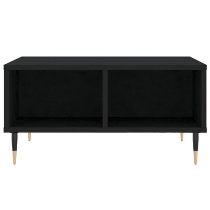 Mesa de centro 60x60x30 cm derivados de madeira preto