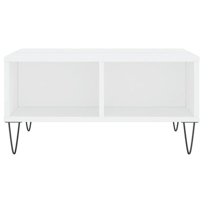 Mesa de centro 60x60x30 cm derivados de madeira branco