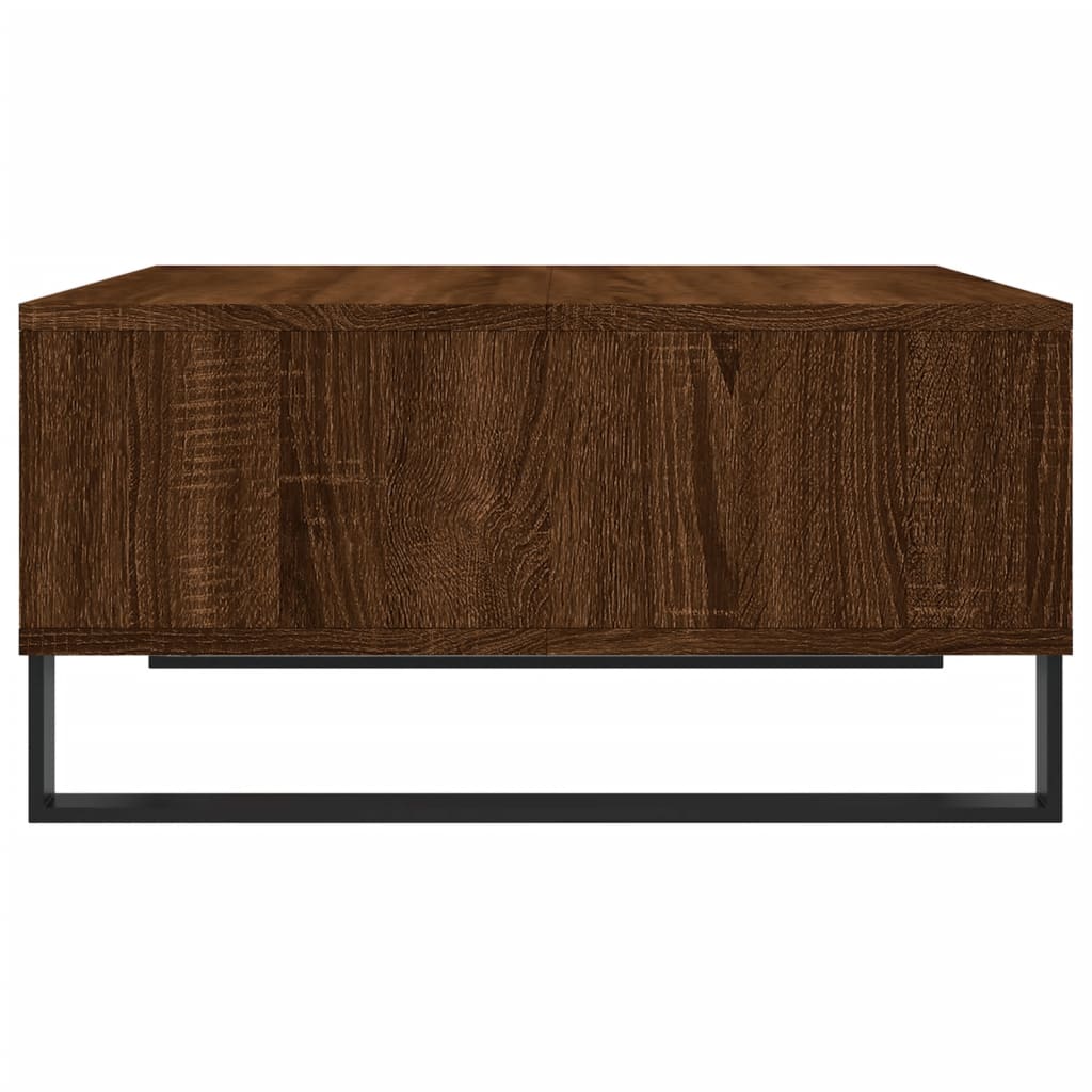 Mesa de centro 60x60x30 cm derivados madeira carvalho castanho