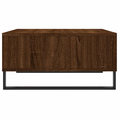 Mesa de centro 60x60x30 cm derivados madeira carvalho castanho