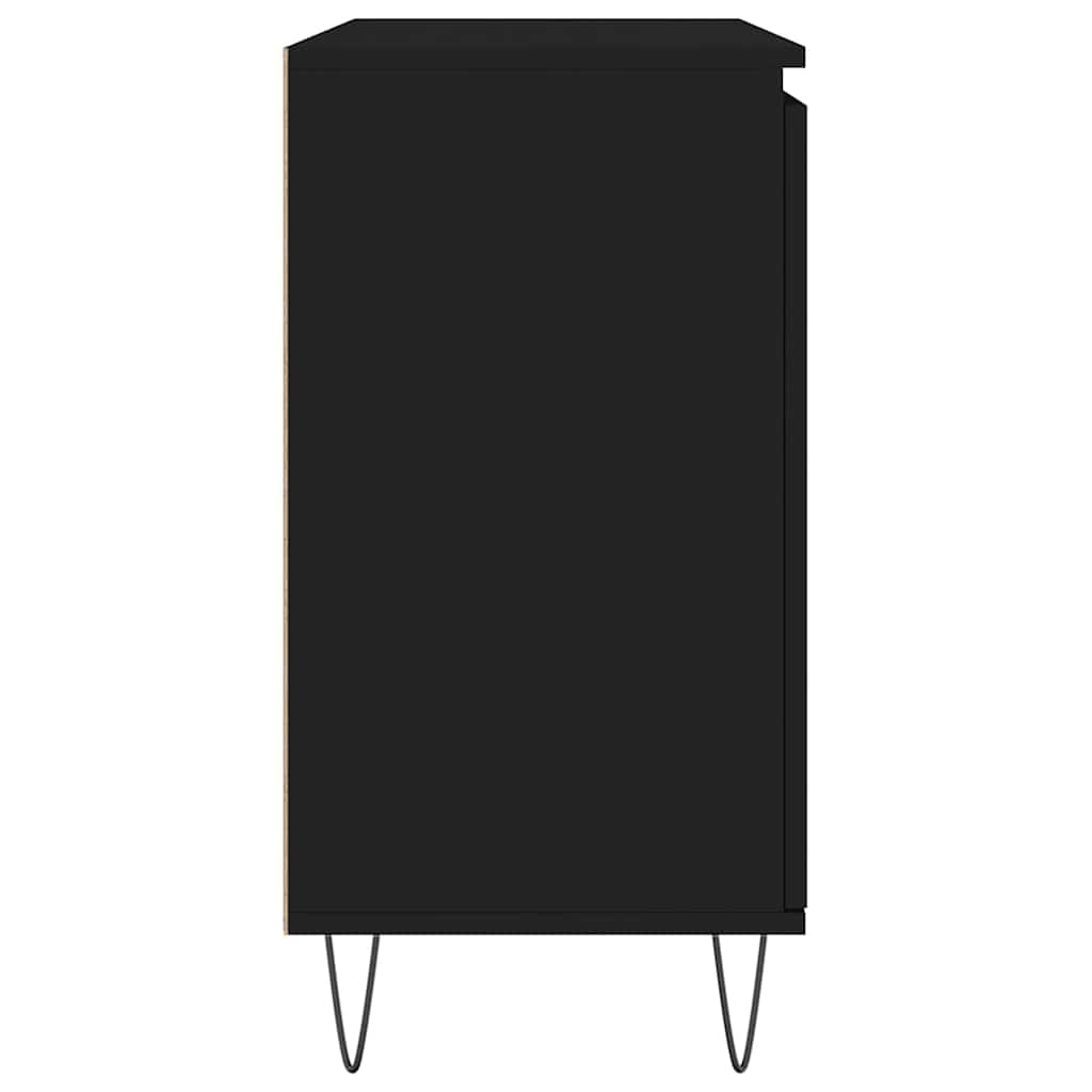 Aparador 101,5x35x70 cm derivados de madeira preto
