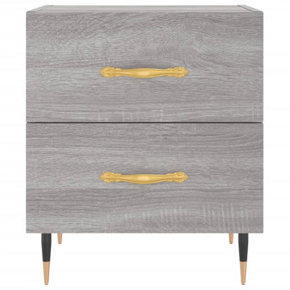Mesa cabeceira 40x35x47,5 cm derivados madeira sonoma cinza
