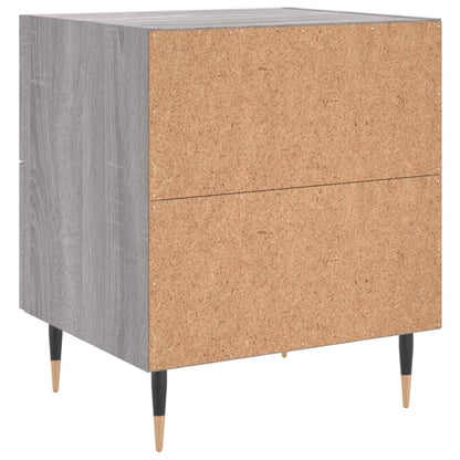 Mesa cabeceira 40x35x47,5 cm derivados madeira sonoma cinza